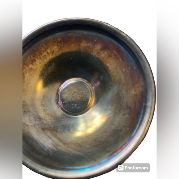 Genuine Brass King's Plate Wine Glass - Picture 6 of 10